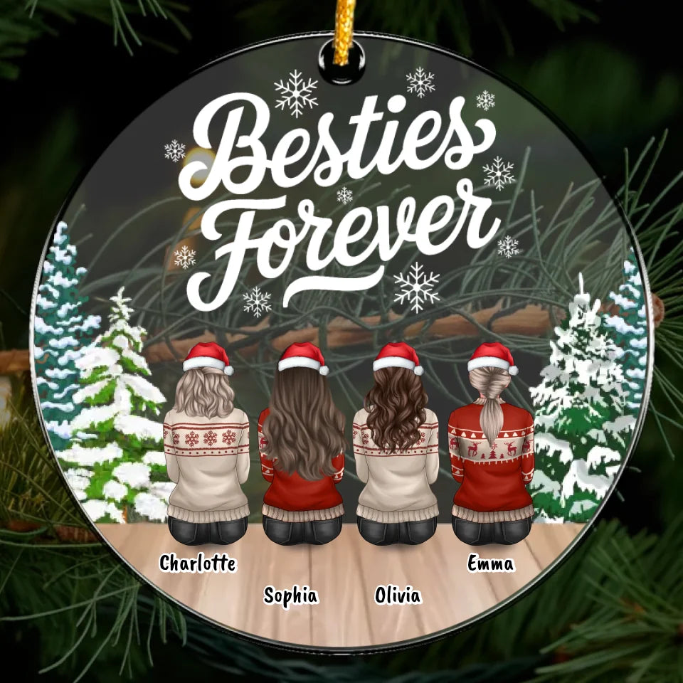 Besties Forever - Acrylic Ornament